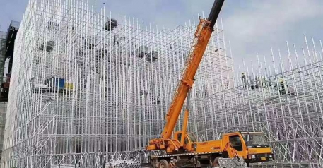 盤扣工作現場