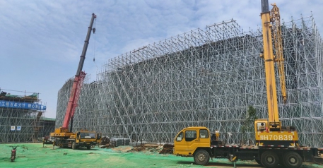 盤扣工作現場